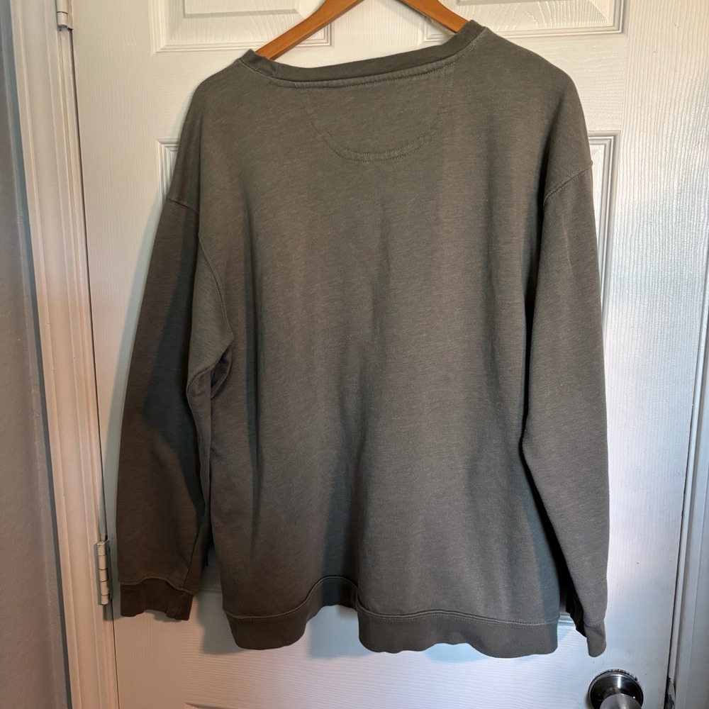 Natural Life Floral Heart Boho Charcoal Oversized Sweatshirt With Pockets Large - Picture 4 of 13